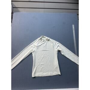 Nike Sportswear Icon Clash Mock-Neck Women's Top Sz XS White Brand New